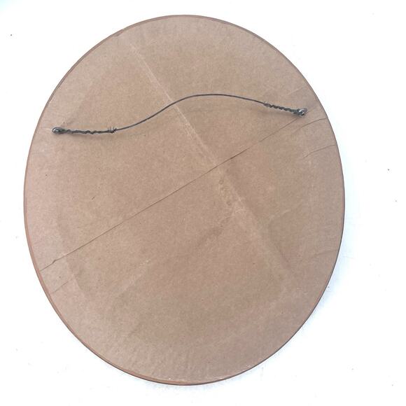 Francis Lee Jaques Birds Evening Grosbeak Print Oval Frame Cottage Decor - Picture 4 of 4